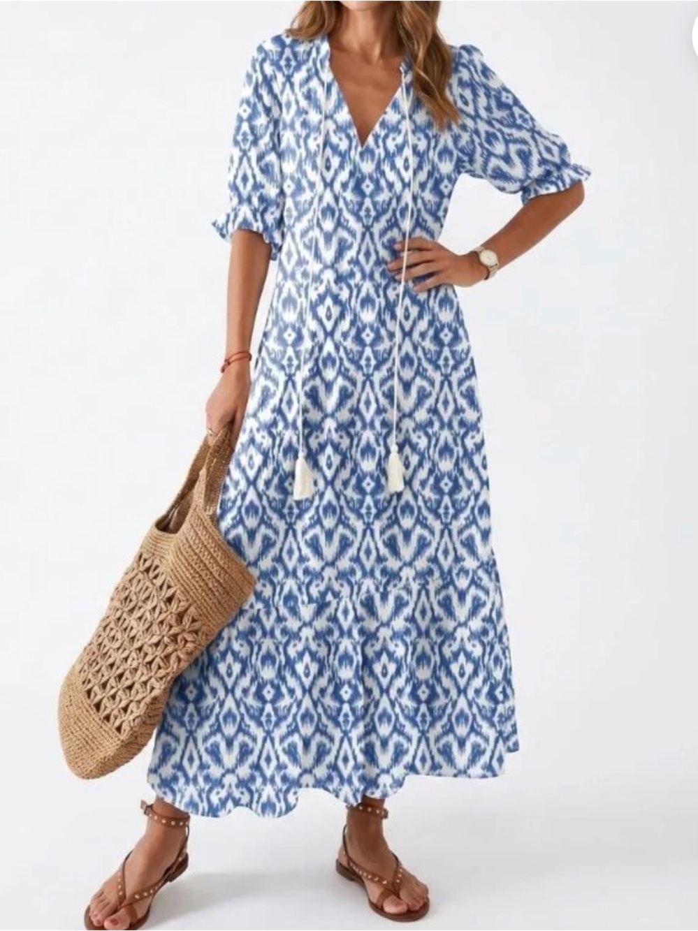 Charlotte by Harper Block Print Maxi Dress